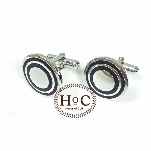 KEMEJA CUFFLINK CUFFLINKS FRENCH CUFF CIRCLE BW 006 CUFFLINKS SHIRT