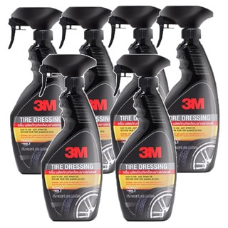 3M 6 ขวด x400มล 39042LT ผลิตภัณฑ์เคลือบเงายางรถยนต์ Tire Dressing