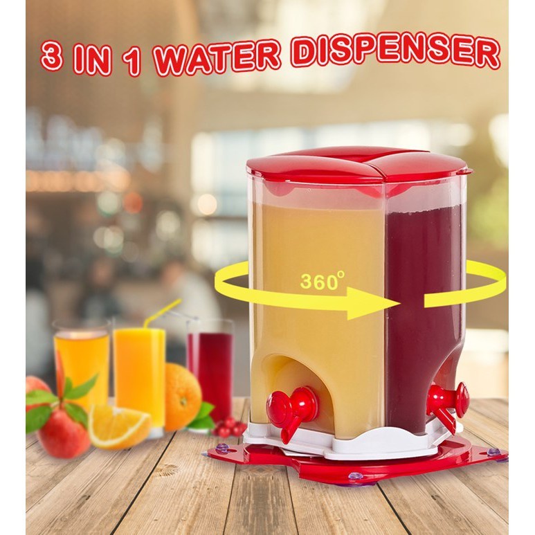 กระติกจ่ายน้ำหวาน 3 ช่อง 3หัวจ่าย รุ่น DrinkDispenser-26Aug-J1