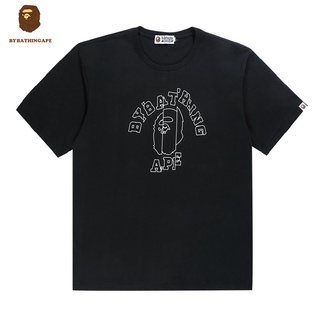 Bape ROCKY เสื้อยืดแขนสั้นลําลอง ทรงหลวม ขนาดใหญ่ สําหรับผู้ชาย