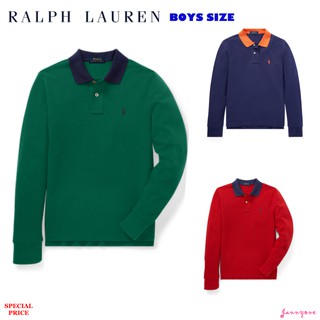 RALPH LAUREN CLASSIC FIT COTTON MESH POLO (BOYS SIZE 8-20 YEARS)