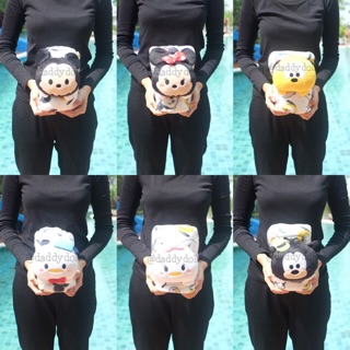 ผ้าห่ม Mickey มิกกี้ &amp; Minnie มินนี่ &amp; Donald โดนัลดั๊ก &amp; Daisy เดซี่ &amp; Pluto พลูโต &amp; Goofy Tsum Tsum ซูม ซูม 35x58นิ้ว