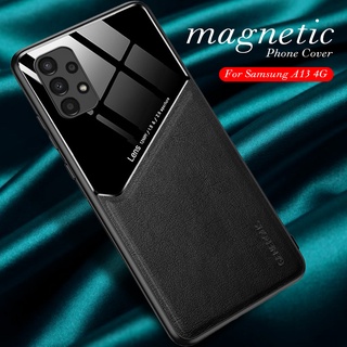 Leather Car Magnetic Phone Cover For Samsung Galaxy A13 4G A53 A33 A73 5G case samsun A 13 53 33 73 Shockproof Coque Fundas