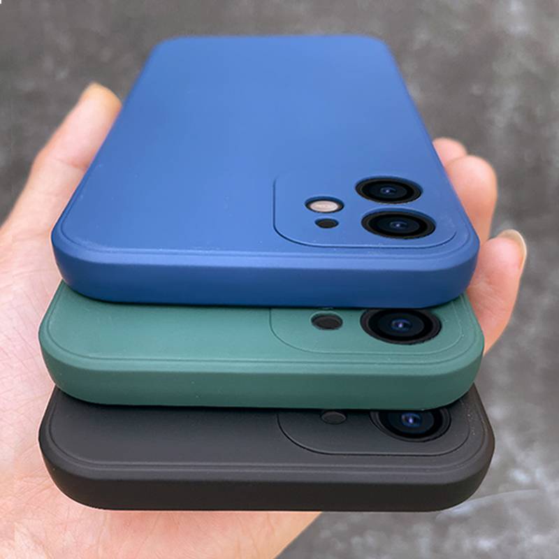 เคสซิลิโคนนิ่ม กรอบสี่เหลี่ยม หรูหรา สําหรับ iPhone 12 Mini 11 Pro Max iPhone X Xs Xr 7 8 6 6s Plus SE 2020 2022 SE3