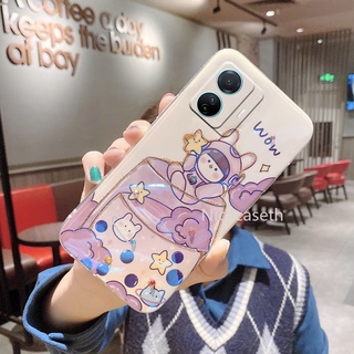 เคสโทรศัพท Casing for VIVO X80 Pro T1 5G T1x Y01 Y73 Y33T Y21T V23e V23 5G เคส Cartoon Balloon Girl Phone Case Soft TPU All Inclusive Blu-ray Phone Back Cover