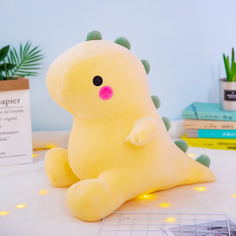 Lovely Dinosaur Plush Doll Huggable Cartoon Down Cotton Toy Nap Lying  Pillow Toy Couple Backrest Soft Creative Doll | Shopee Thailand