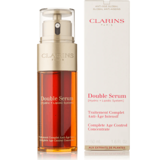 France แท้ CLARINS Double Serum 50ml คลาแรงส์ ดับเบิ้ล เซรั่ม ผลิตภัณฑ์ลด เลือนริ้วรอย เซรั่ม