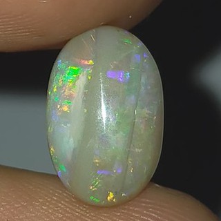 พลอย โอปอล ออสเตรเลีย ธรรมชาติ แท้ ( Natural Opal Australia ) หนัก 2.82 กะรัต