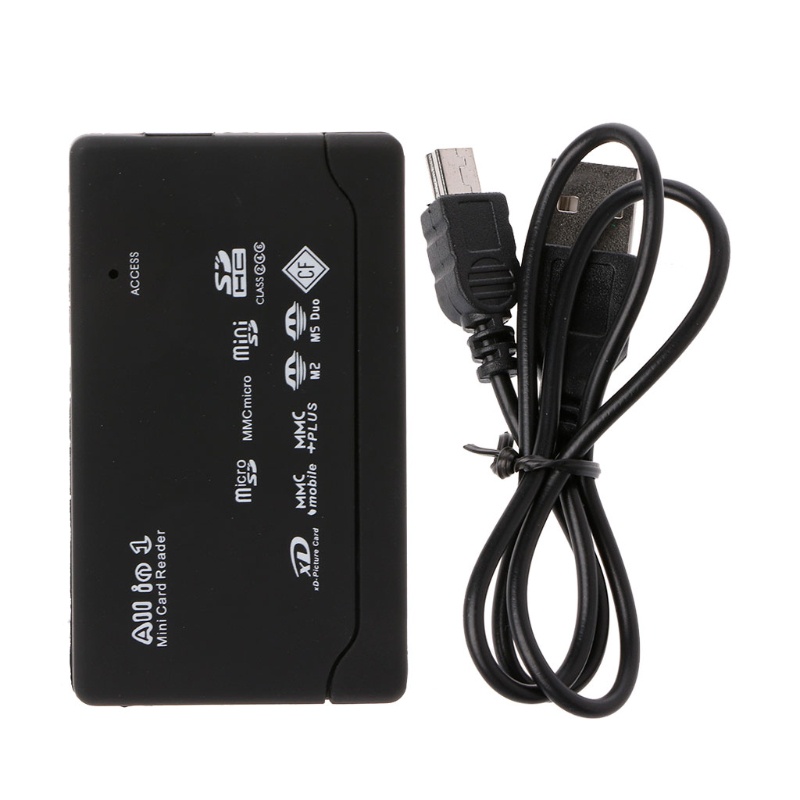 Con USB Multi-Card Reader SD TF CF XD MS Fast Memory Card Reader Writer