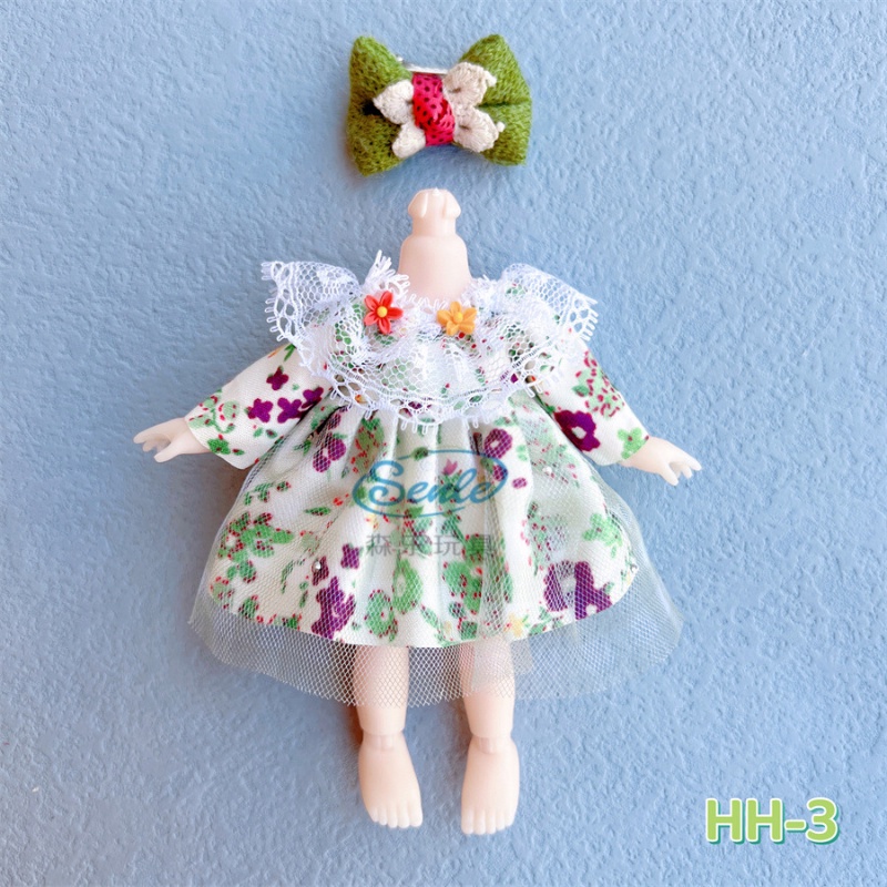 ชุดเสื้อผ้าตุ๊กตา DIY ขนาด 16-17 ซม. - รูปที่ 3