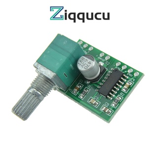 Ziqqucu บอร์ดขยายเสียง USB ขนาดเล็ก PAM8403 5V 2 ช่อง 3Wx2W