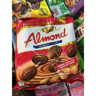 Almond อัลมอนต์เคลือบช็อคโกแลต อัลมอนต์ เคลือบช็อคโกแลต