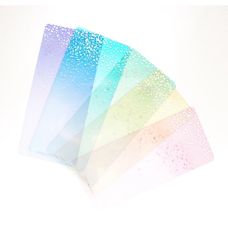 Simply Gilded Nov19 Box: WASHI CARDS ชุด 5 ชิ้น - SWEET CELEBRATION วาชิการ์ด + ฟอยล์โฮโลแกรมสีเงิน