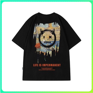 👕✨plus size men t shirt short sleeve tshirts Loose oversized tee Occident fashion