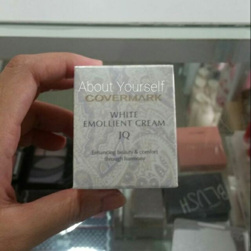 ครีมบำรุงหน้า Covermark White Emollient Cream JQ ขนาดจริง 35 กรัม