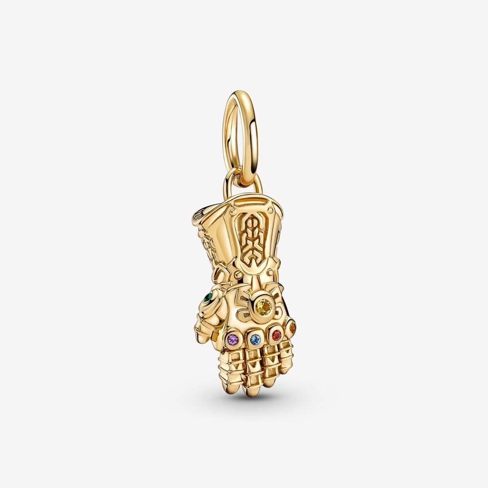 Marvel The Avengers Infinity Gauntlet Dangle Charm จี้ Berloque เหมาะกับ Pan สร้อยข้อมือ Charms เงินเครื่องประดับ DIY