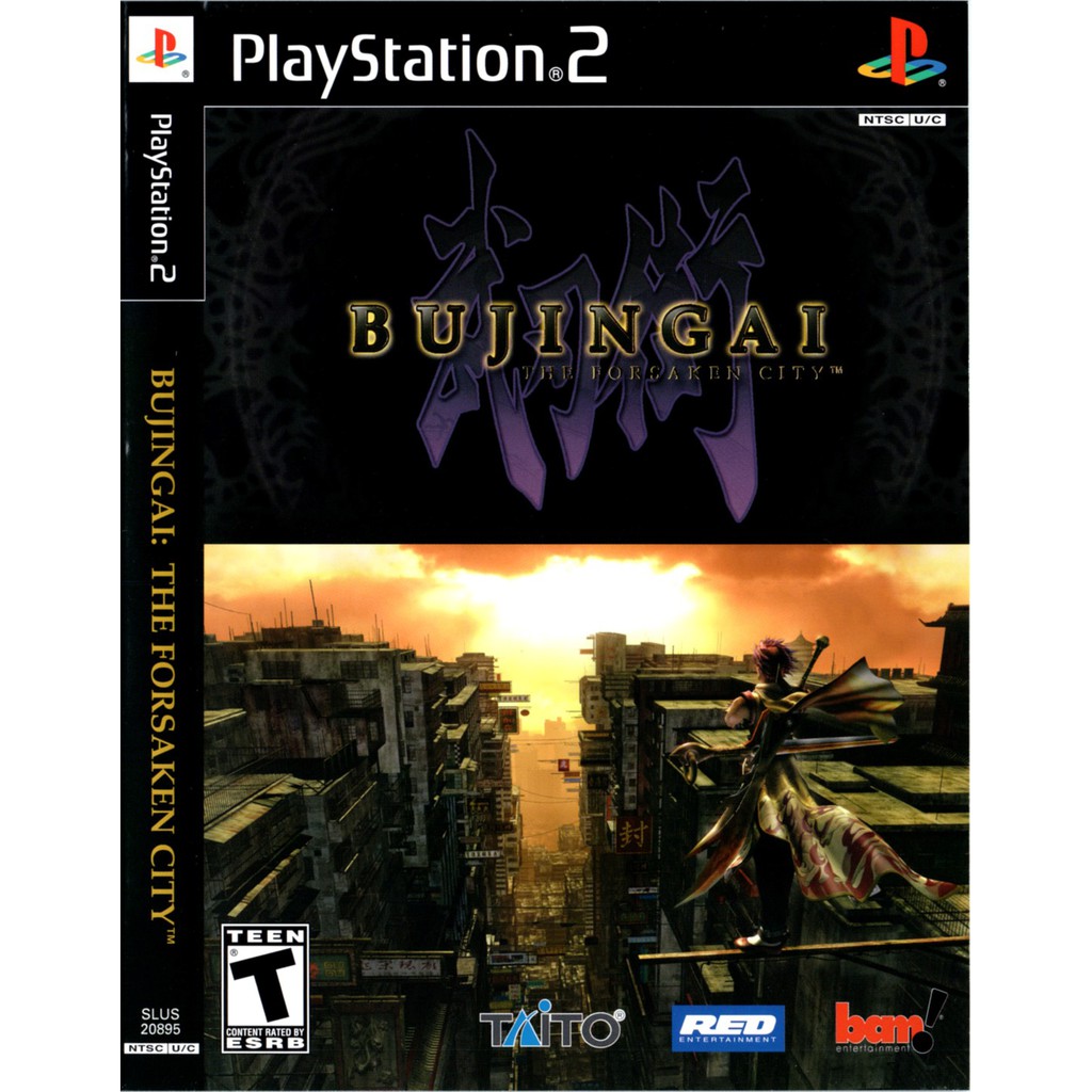 แผ่นเกมส์ Bujingai The Forsaken CityPS2 Playstation2 คุณภาพสูง ราคาถูก