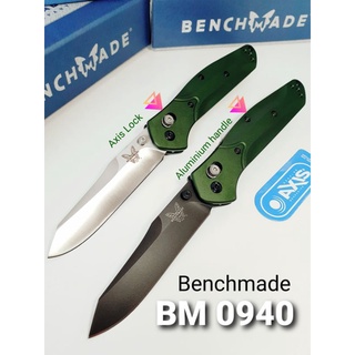 มีดพับ Benchmade BM 940, Osborne, Aluminium Handle, Green anodize