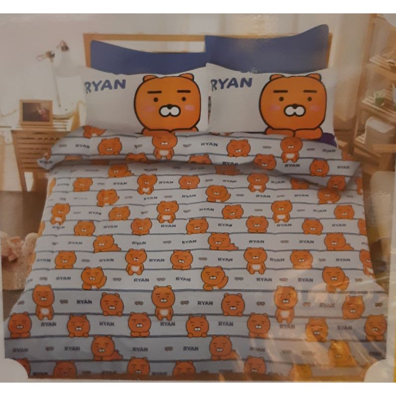 Kakao Friends ชุดผ้าปูที่นอนลายRyanขนาด3.5ฟุต
