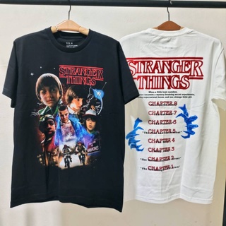 เสื้อยืดผ้าฝ้าย เสื้อยืด Stranger things เสื้อยืดแขนสั้น strangerthings