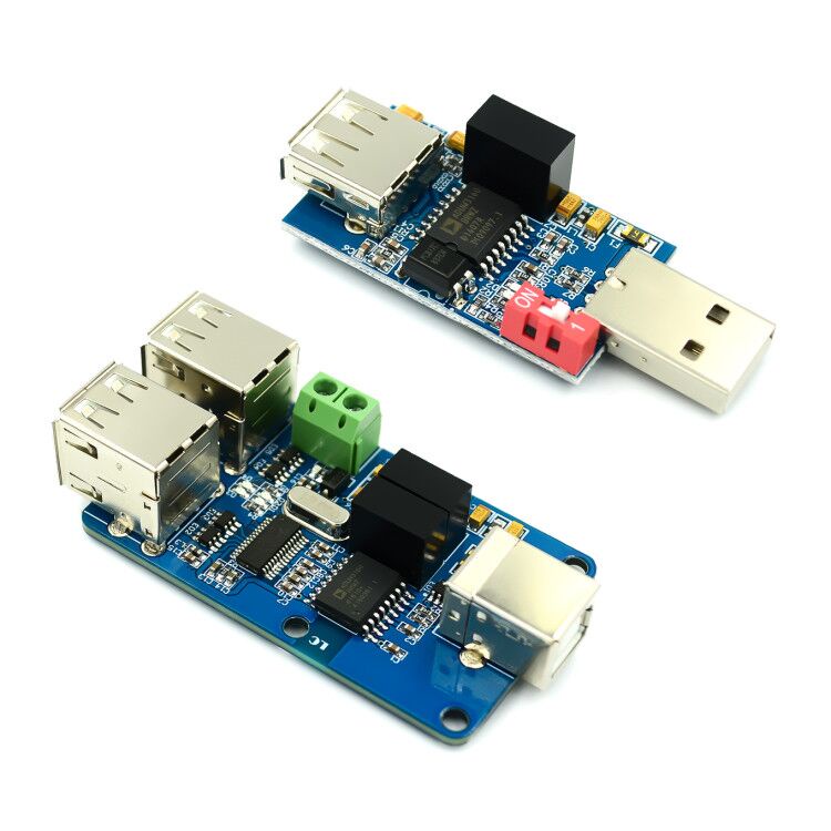 บอร์ดโมดูลแยก USB 1500V ADUM3160 พร้อม USB 2.0