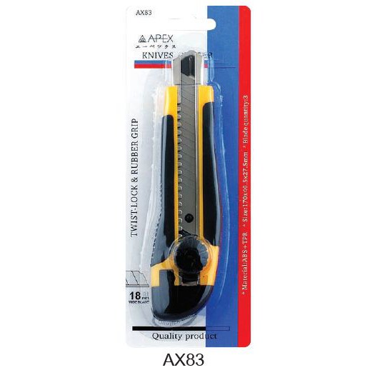 APEX คัตเตอร์ (ใหญ่) พร้อมใบมีด2ใบ AX83