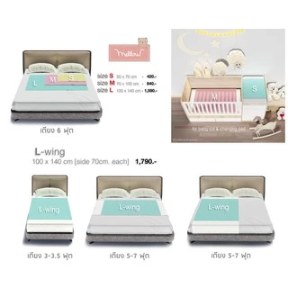 Mellow ผ้ารองกันฉี่ Mellow Quick dry SIZE S ขนาด 50x70 CM กันน้ำ 100%