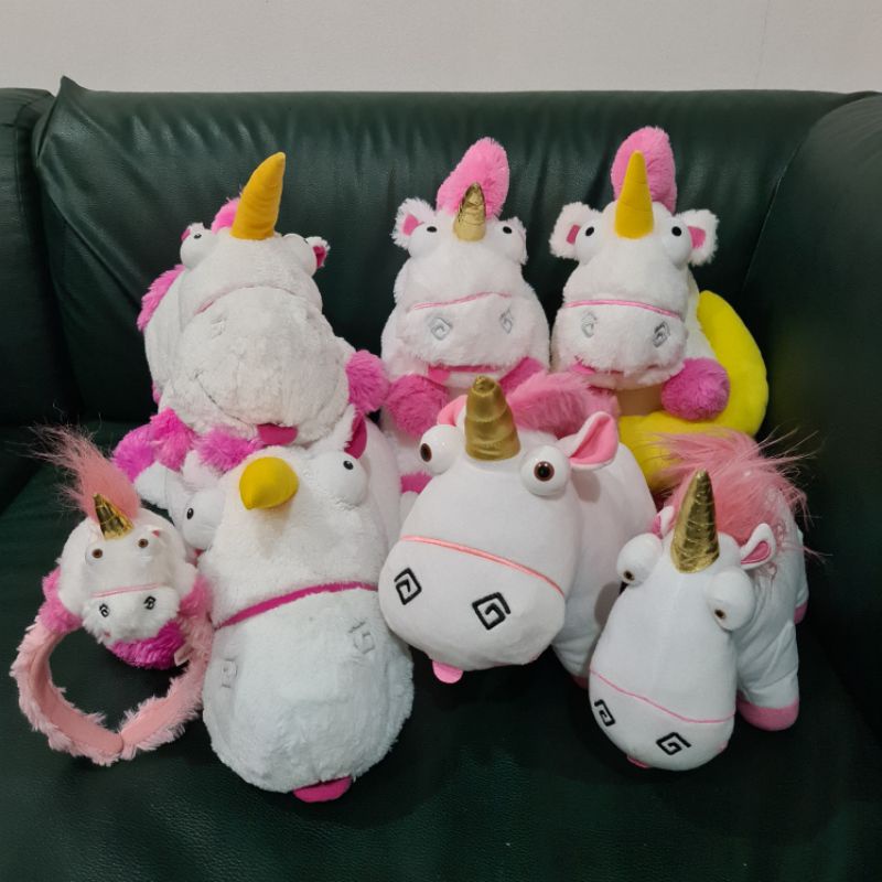 ตุ๊กตา ยูนิคอร์น Unicorn Fluffy ม้ามินเนี่ยน มินเนี่ยน Minion Minions ลิขสิทธิ์ญี่ปุ่น ไซส์ 8- 23 นิ