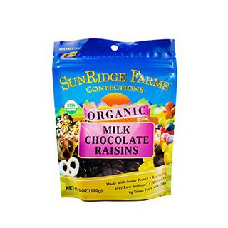 Sunridge Farms Milk Chocolate Raisins 170g วานิลลาโยเกิร์ตลูกเกด