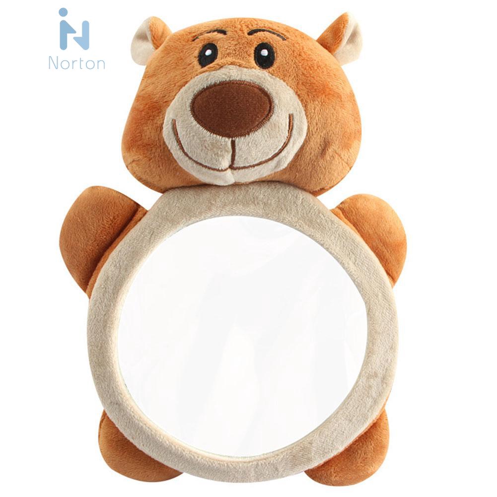 ➤Norton➤Cartoon Bear Adjustable Baby Car Back Seat Mirror Kids Safety View Monitor