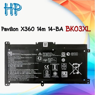 HP แบตเตอรี่ ของแท้ BK03XL (สำหรับ HP Pavilion X360 14-BA Series) HP Battery Notebook แบตเตอรี่โน๊ตบุ๊ค แท้