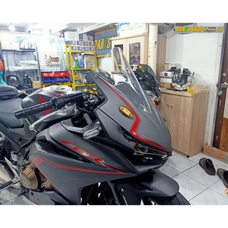 ชิวหน้า CBR500R ทรงโหนกสนามแบบใส