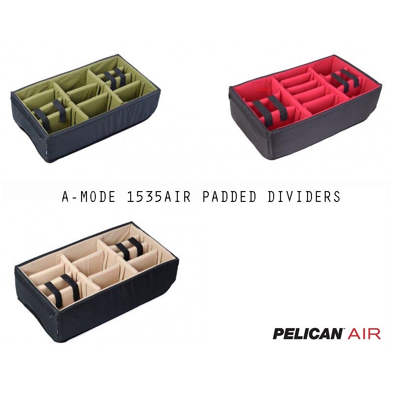 Insert Padded Divider ช่องสำหรับ Pelican รุ่น 1535 Air Fits Pelican