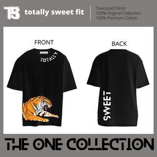 เสื้อยืด ขนาดใหญ่ พิมพ์ลายเสือ Totally Tiger