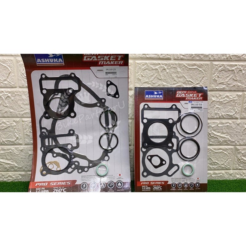 SRL110 & LAGENDA 110 ปะเก็น Ashuka TOP SET / ครบชุด ( STD / 58MM )