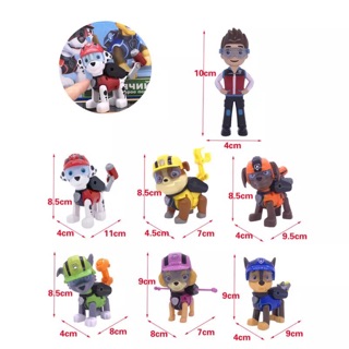 Paw Patrol สุนัขอะนิเมะของเล่น Figurine ของเล่นพลาสติกรูป Patrulla Canina ของเล่นเด็ก ของขวัญ