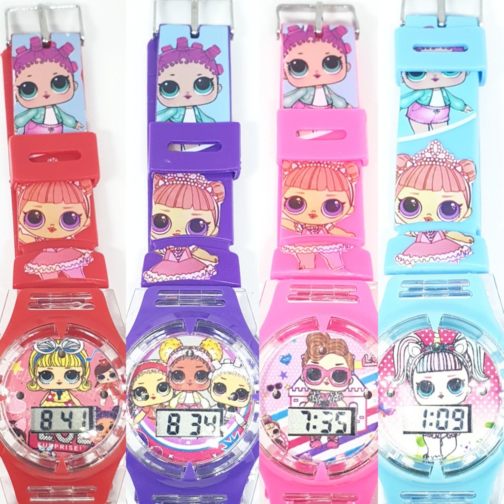 Hello kitty นาฬิเด็ก นาฬิกาคิตตี้ มีไฟ มีเสียง นาฬิกาเด็กผู้หญิง ลายการ์ตูน น่ารัก RC120