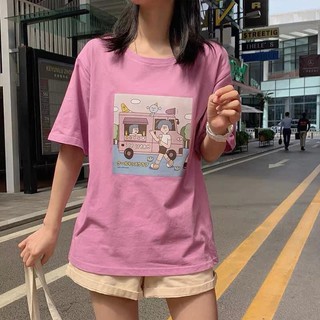 เสื้อยืดป้ายเกาหลี MISS SUMEY 🇰🇷