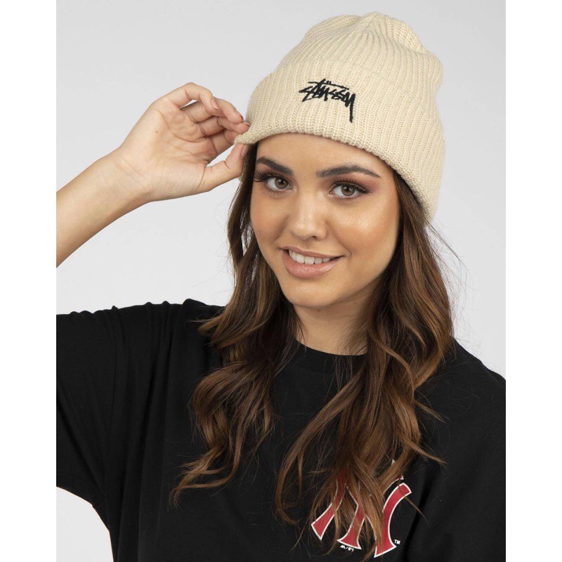 พร้อมส่ง หมวก beanie stussy ของแท้ของใหม่