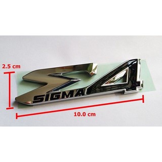 Logo Sigma4 ศูนย์แท้ สำหรับ Toyota Fortuner
