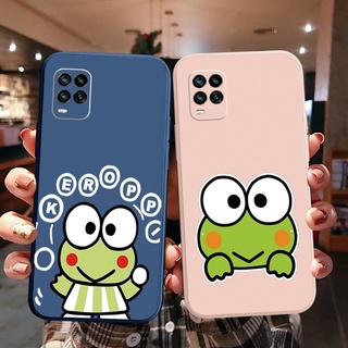 เคสโทรศัพท์มือถือ ขอบสี่เหลี่ยม ลาย Keroppi สําหรับ Realme C25S C15 C12 C11 Realme 8 Pro 7 X7 Pro 5i 6i