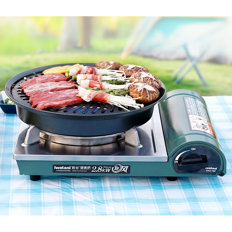 ZKZ-18F เตาวินเทจ เตาแก๊สปิคนิค Iwatani แคมป์ปิ้ง แบบพกพา (สินค้าส่งจากไทย)