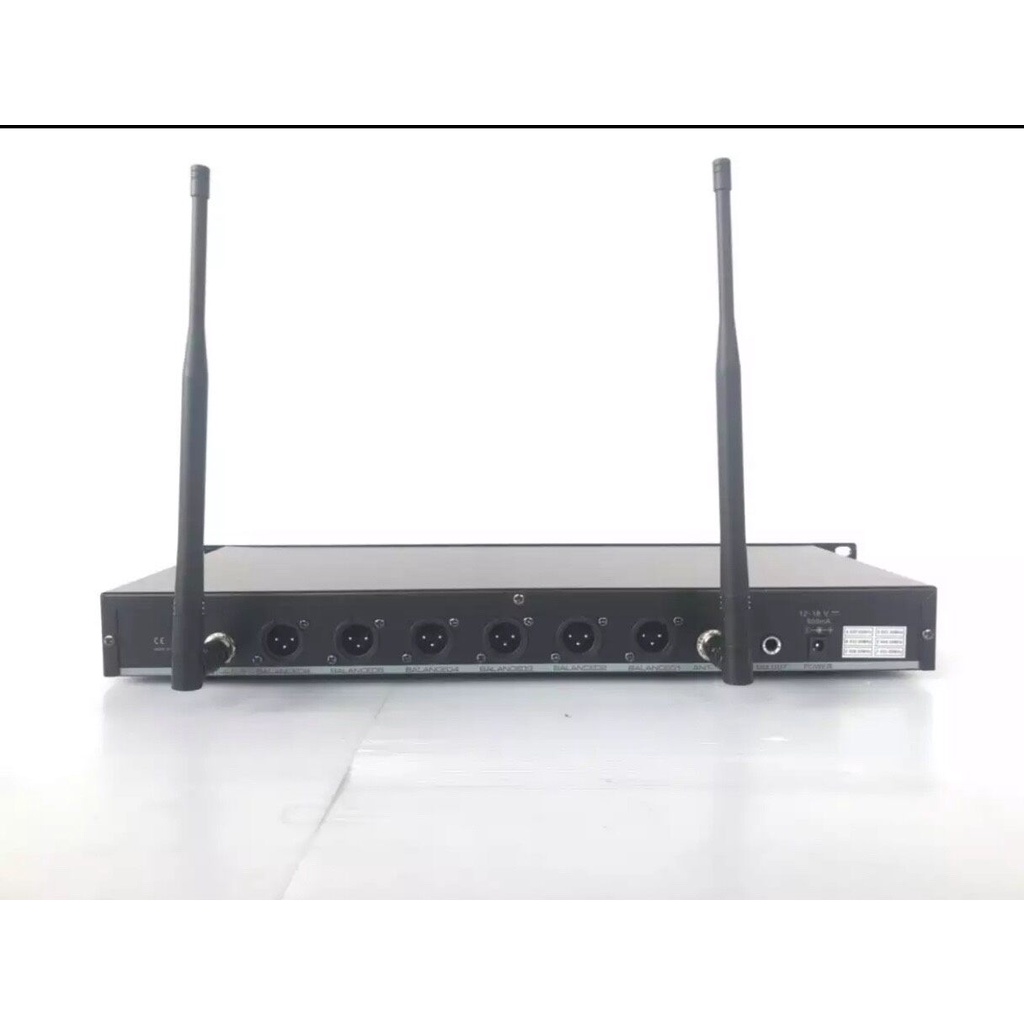 LXJ ชุดไมโครโฟนUHF 100% ใมค์ประชุม คลื่นความที UHF ไมค์ลอยไร้สาย 6ตัว รุ่น LX  6000