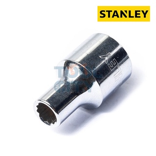 STANLEY 86-540 ลูกบ็อกสั้น 12 เหลี่ยม1/2"ขนาด8