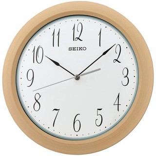 นาฬิกาแขวนผนัง ตัวเรือนพลาสติก SEIKO รุ่น QXA713B สีน้ำตาลอ่อน ขนาด 30 ซม. ระบบ Quartz 3 เข็ม