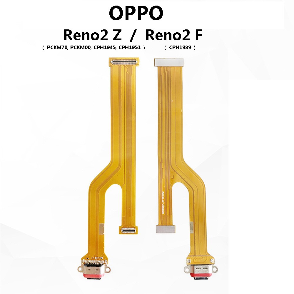OPPO Reno2 Z / Reno2 F USB Data Dock Charger พอร์ตชาร์จ Flex Cable Ribbon สําหรับซ่อม Reno2Z Reno2F 