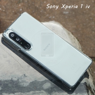 เคสโทรศัพท์มือถือ PC แบบแข็ง บางพิเศษ สีโปร่งใส สําหรับ Sony Xperia 1 5 10 Mark IV III II