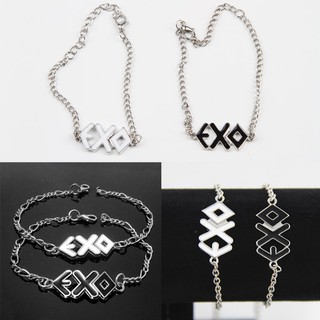 เครื่องประดับ สร้อยข้อมือคู่รัก สายโซ่ ลาย exo