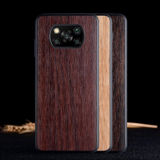 เคสโทรศัพท์มือถือลายไม้สําหรับ Xiaomi Poco X3 Pro