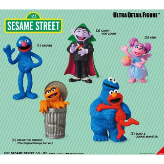 ของแท้จากญี่ปุ่น🧡 Medicom UDF Sesame Street Series 2 UDF 579/ 580/ 581/ 582/ 583 ฟิกเกอร์ซีแซมสตรีท